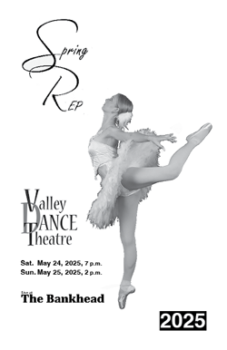 dance performance program cover